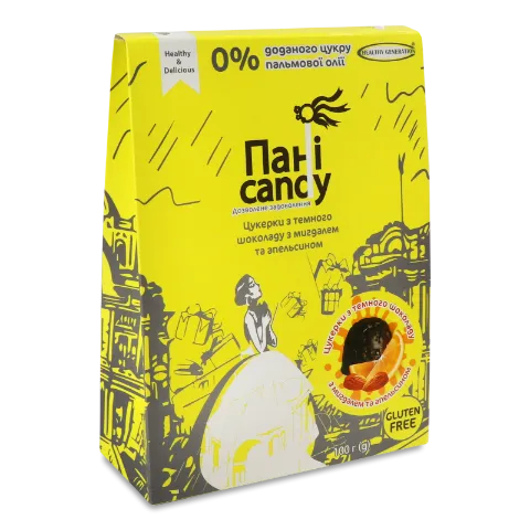 Цукерки Healthy Generation Пані Candy апел-мигдаль