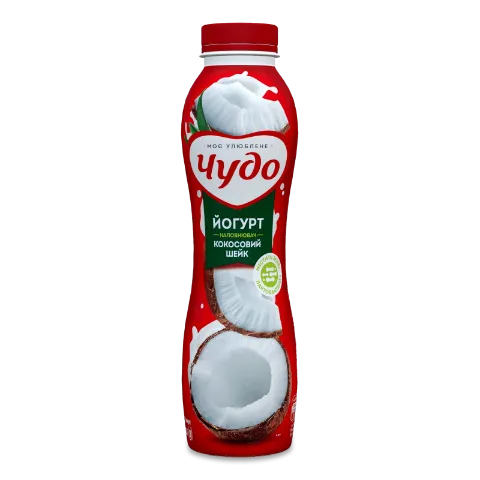 Йогурт «Чудо» «Кокосовий шейк» 2,5% пляшка