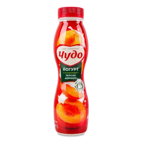 Йогурт «Чудо» персик-абрикос 2,5%