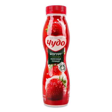 Йогурт «Чудо» полуниця-суниця 2,5%