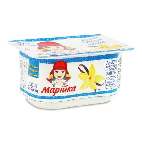 Десерт сирковий «Марійка» зі смаком «Ваніль» 5%