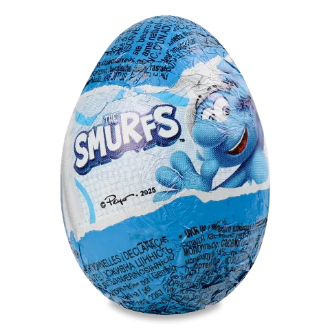 Яйцо шоколадное The Smurfs с сюрпризом