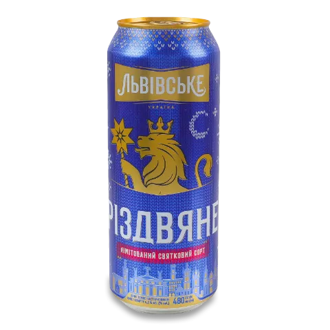 Пиво Львівське Рождественское темное ж/б