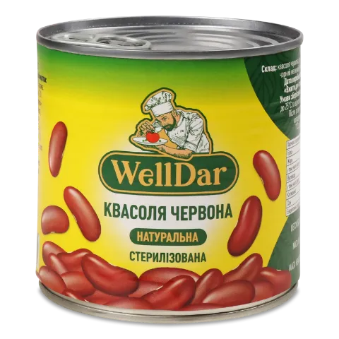 Квасоля червона WellDar натуральна стерилізована