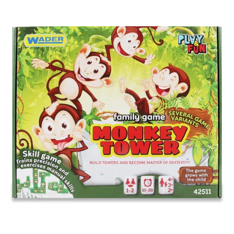Игрушка Wader Play&Fun Башня обезьян