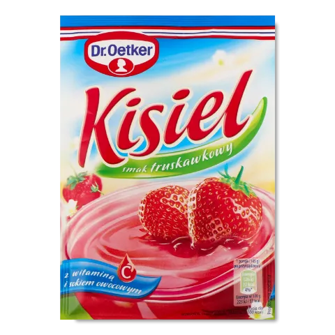 Кисіль Dr.Oetker зі смаком полуниці