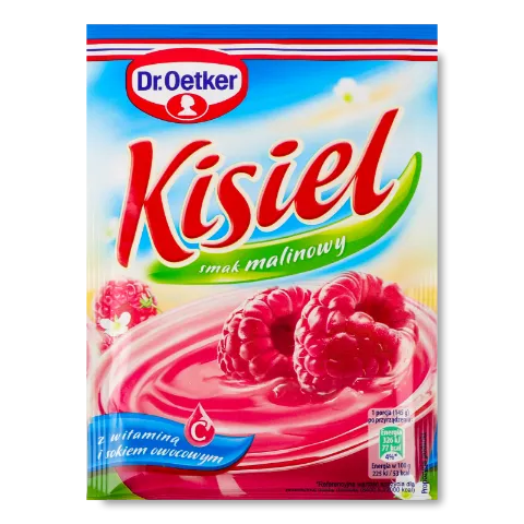 Кисіль Dr.Oetker зі смаком малини