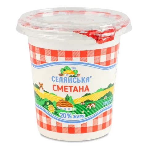 Сметана «Селянська» 20%