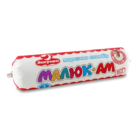 Морозиво «Ласунка» «Малюк-Ам» пломбір 15%
