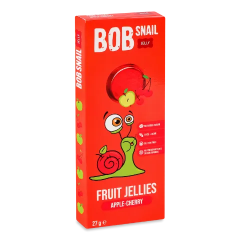 Мармелад Bob Snail натуральний яблуко-вишня