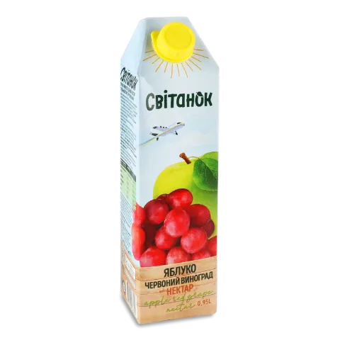 Нектар «Світанок» Яблуко-червоний виноград