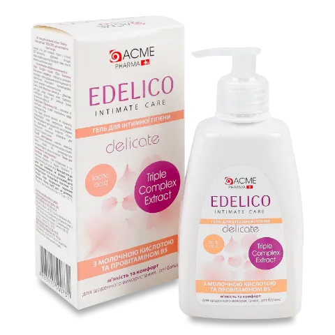 Гель інтимн/гігієни Acme Pharma Edelico Delicate