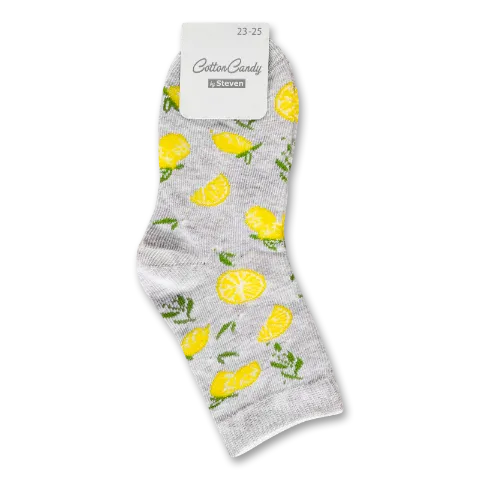 Шкарпетки дит Steven CotCandy KR240 сір.мел р23-25