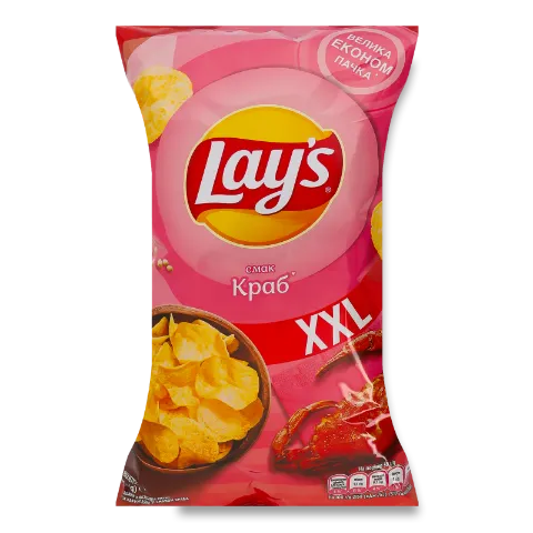 Чипси Lay's картопляні зі смаком краба