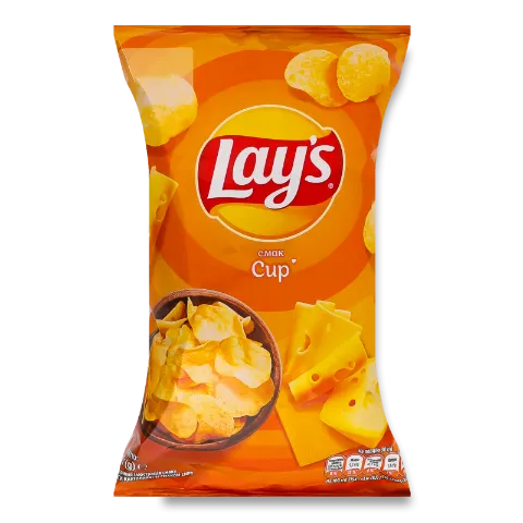 Чипси Lay's картопляні зі смаком сиру