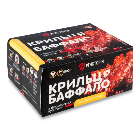 Курячі крильця М'ясторія Баффало охолоджені