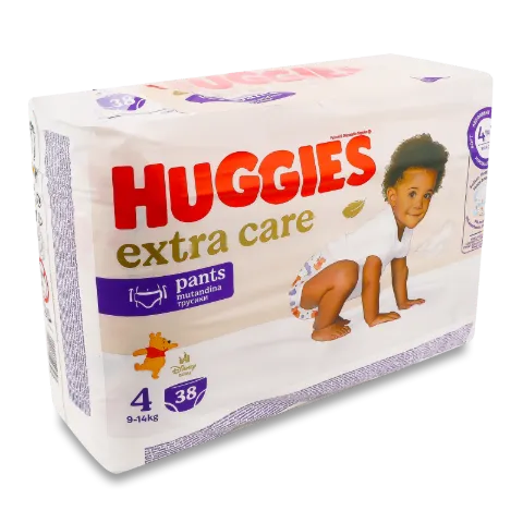 Підгузники-трусики Huggies Extra Care 4 9-14кг