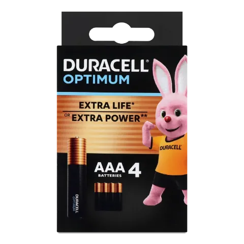Батарейки Duracell Optimum AAA MX2400