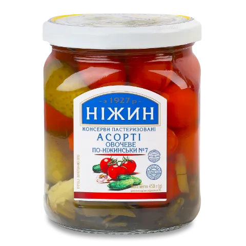 Асорті «Ніжин» «По-Ніжинськи» №7 овочеве