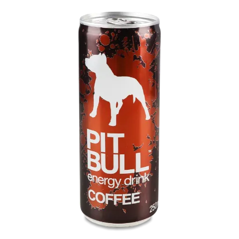Напій енергетичний безалкогольний сильногазований Pit Bull Coffee з/б