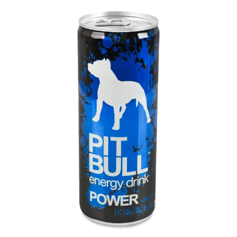 Напій енергетичний безалкогольний сильногазований Pit Bull Power з/б