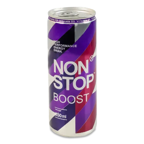 Напій енергетичний Non Stop Boost б/а сил/газ з/б