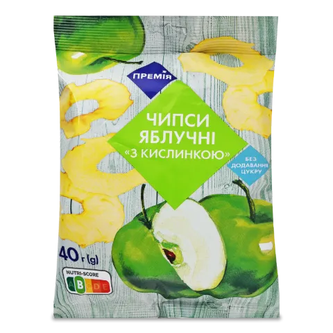 Чипси Премія яблучні з кислинкою