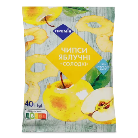 Чипси Премія яблучні солодкі