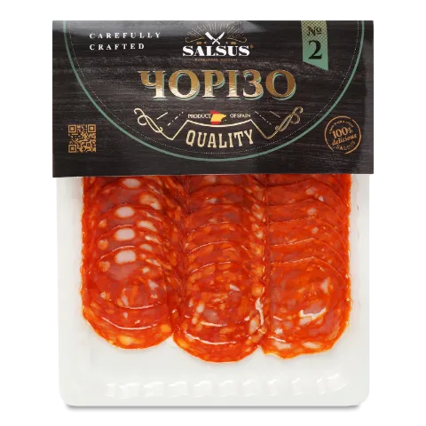 Ковбаса Salsus Чорізо с/в в/ґ, нарізка