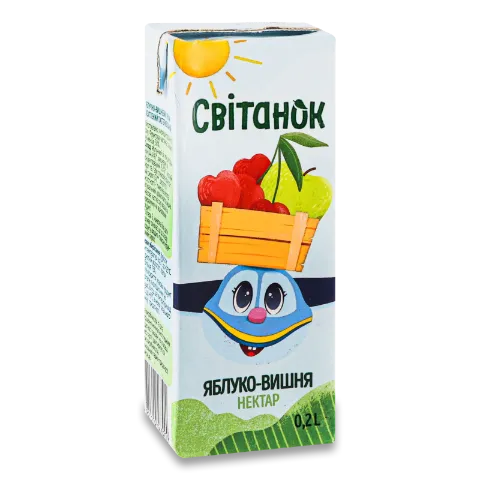 Нектар Світанок яблоко-вишня осветленный