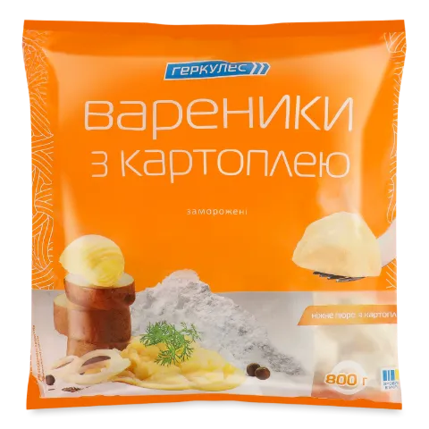 Вареники Геркулес з картоплею