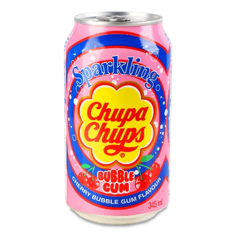 Напій Chupa Chups cherry-bubble gum з/б