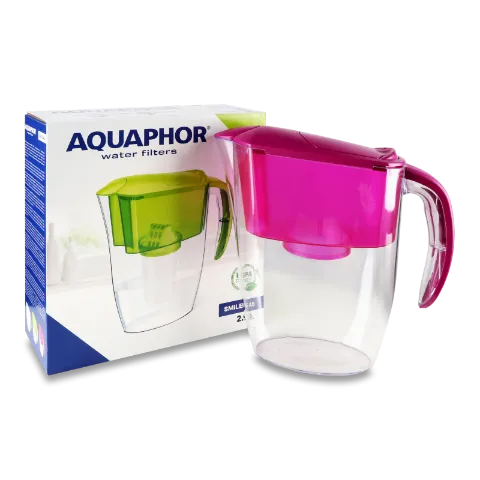 Глечик-водоочисник Aquaphor Смайл цикламен