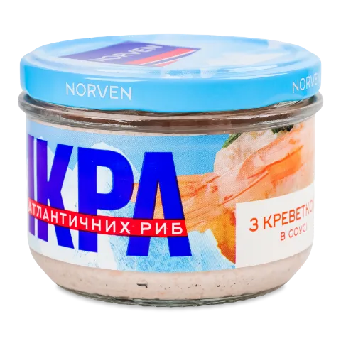 Ікра атлантичних риб Norven з креветкою