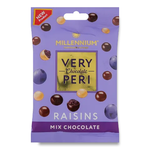 Драже Millennium Very Peri Raisins родзинки у шоколаді