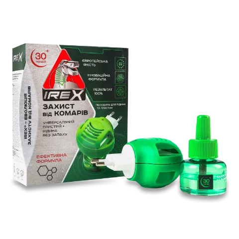 Н-р від комарів Irex фумігатор+рідина б/зап 30ноч