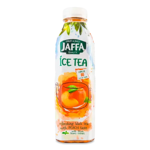 Чай холодний Jaffa Ice Tea чорний зі смаком персику з екстрактом листя стевії