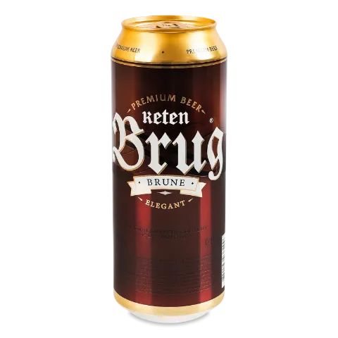 Пиво Keten Brug Brune Elegant темное ж/б