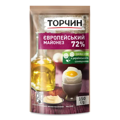 Майонез Торчин Європейський 72% д/п