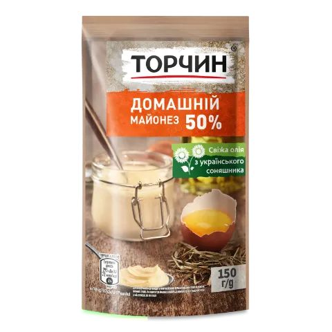 Майонез Торчин Домашній 50% д/п