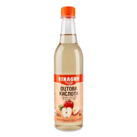 Кислота оцтова Vinagro з яблучним соком харчова 6%
