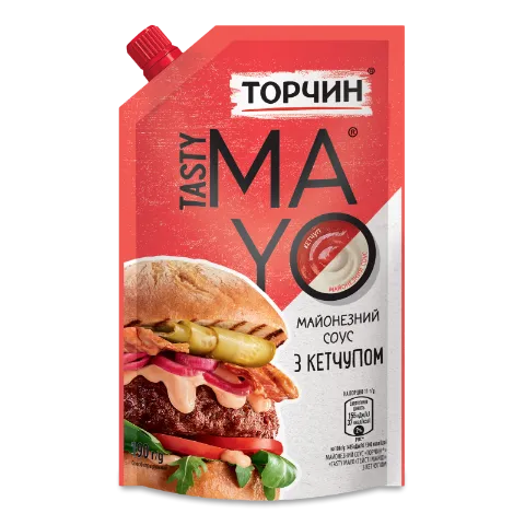 Соус Торчин Tasty Mayo з кетчупом майонезний д/п