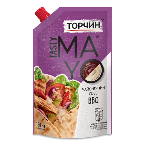 Соус Торчин Tasty Mayo BBQ майонезний д/п