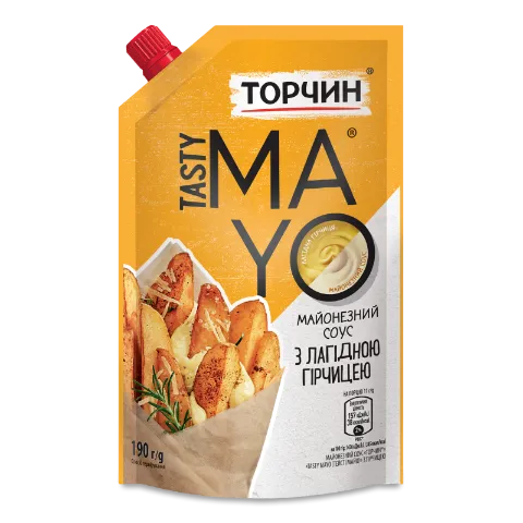 Соус Торчин Tasty Mayo з гірчицею майонезний д/п