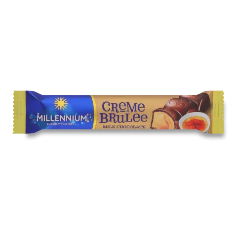 Шоколад молочний Millennium Creme Brulee з начинкою
