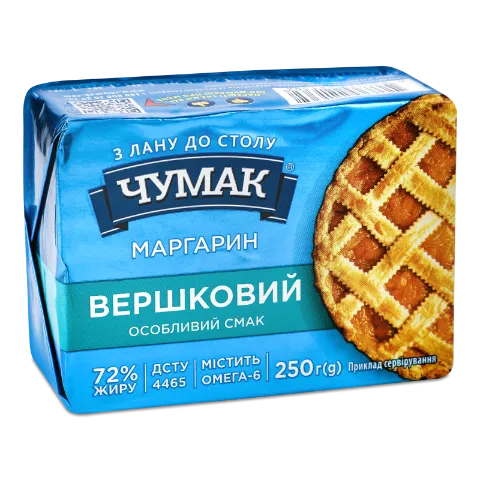 Маргарин «Чумак» «Вершковий» столовий 72%