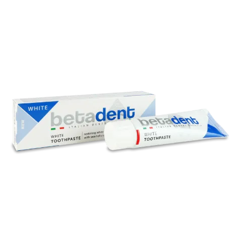 Паста зубна Betadent White