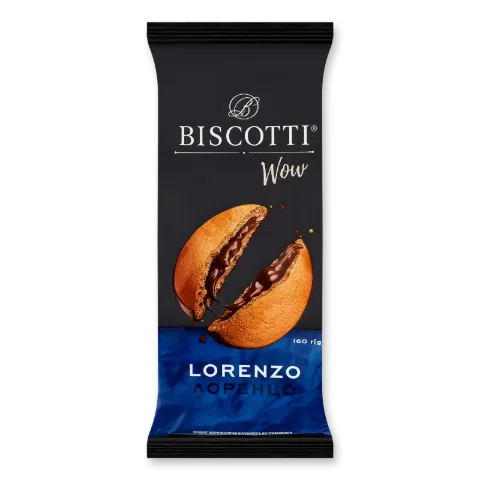 Печиво Biscotti Wow Lorenzo здобне пісочно-відсадне