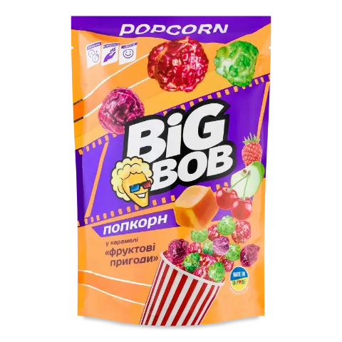 Попкорн Big Bob Фруктові пригоди