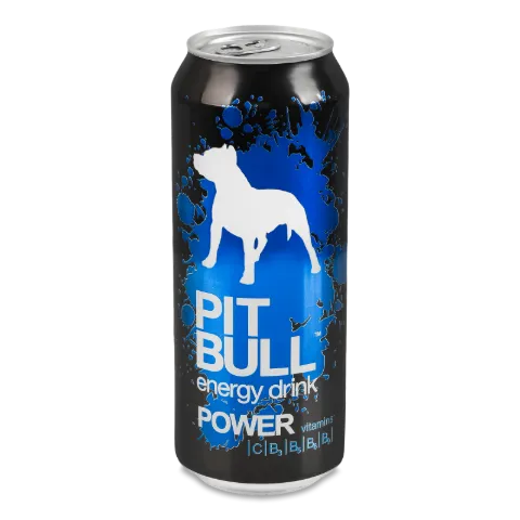 Напій енергетичний Pit Bull Power безалкогольний сильногазований з/б
